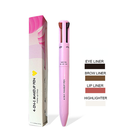 SheFix® "4 in 1 Makeup Pen – Waterproof Eyebrow Pencil, Lip Liner, Highlighter & Eyeliner