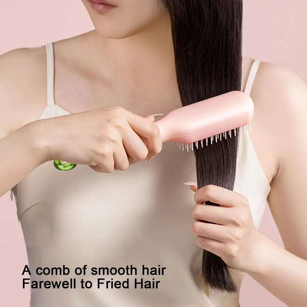 SheFix® Magic Retractable Comb Self Cleaning Hair Brush