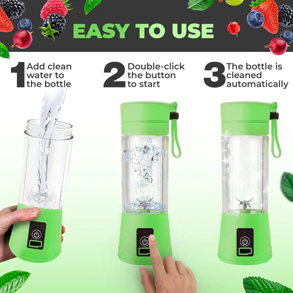 SheFix® portable juicer blender rechargable